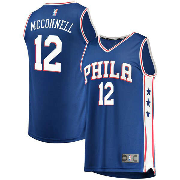 Maillot nba Philadelphia 76ers Icon Edition Homme T.J. McConnell 12 Bleu